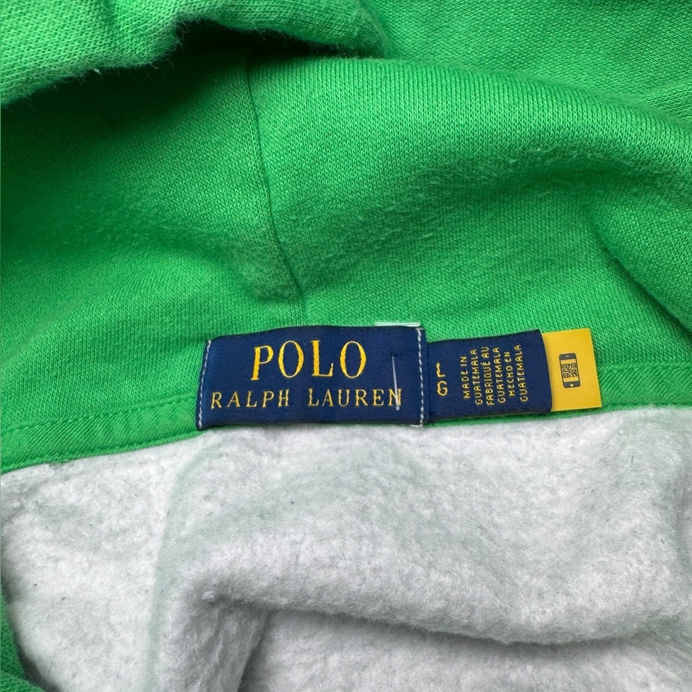 Polo Ralph Lauren Men's Polo Bear Colorblock Hoodie Gray Pink Large - Picture 9 of 12